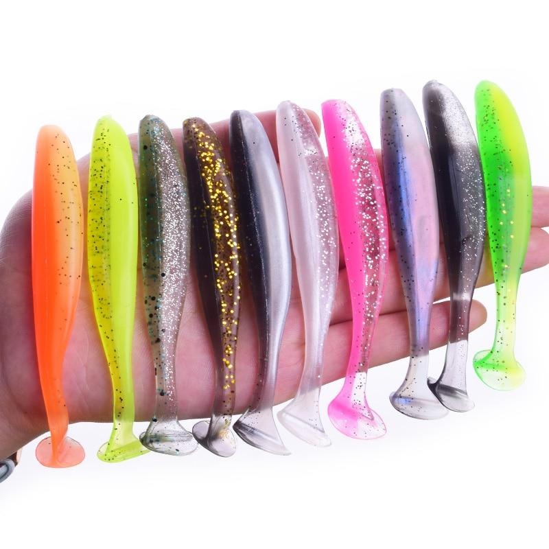 5Pcs/Lot Mixed Colors Soft Bait Set 60mm 4g Jig Hooks Wobblers Fishing Lure  Artificial Silicone Baits With Box Pesca Tackle Kit - AliExpress