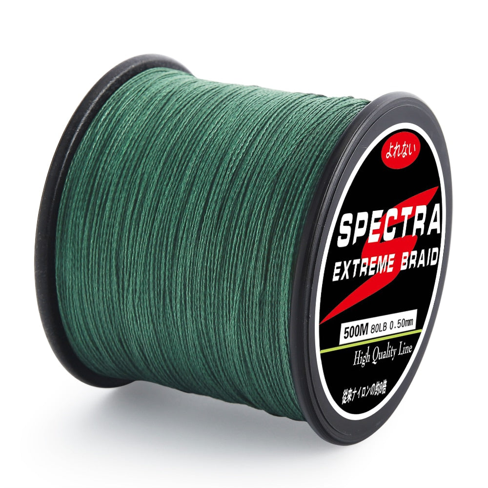 300M 4 Strands Braided Fishing Line 6.3-32.8kg Multifilament Fishing Line  Smooth
