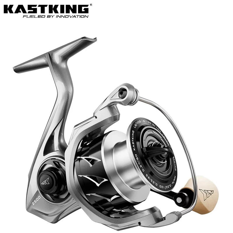 KastKing Spartacus III Water Resistant Spinning Reel 7-10KG Drag 6.2:1 Lightweight for Bass Fishing