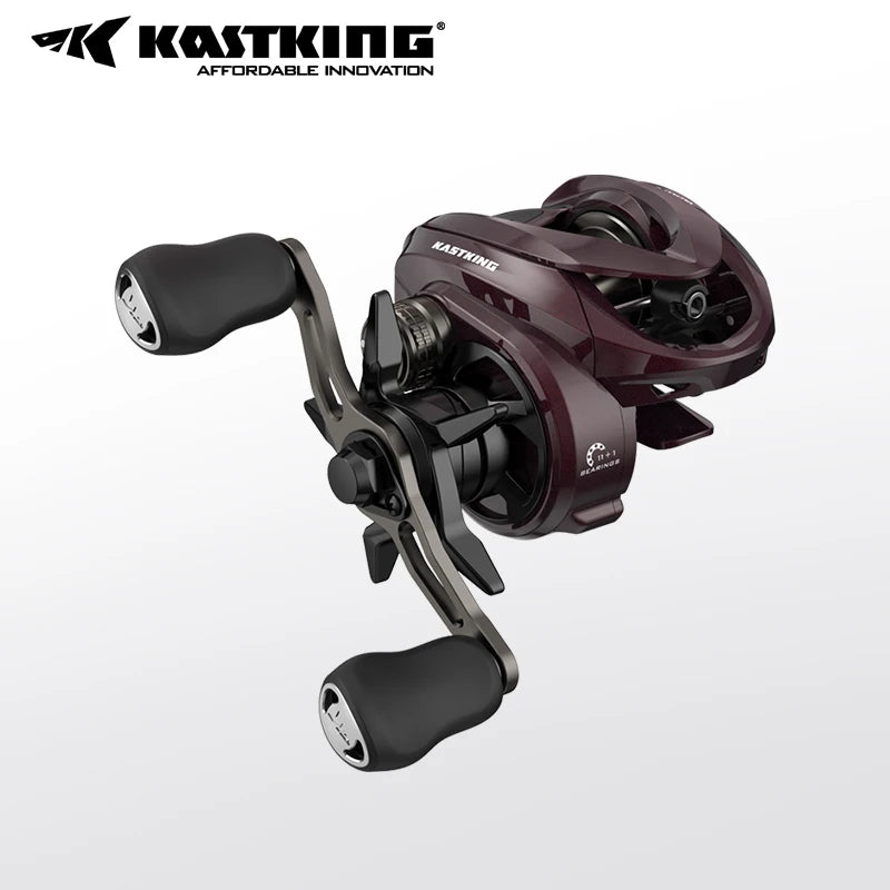 KASTKING Valiant Eagle II PRO Baitcasting Reel – 6KG Max Drag, 8.4:1 Gear Ratio, 11+1 Bearings