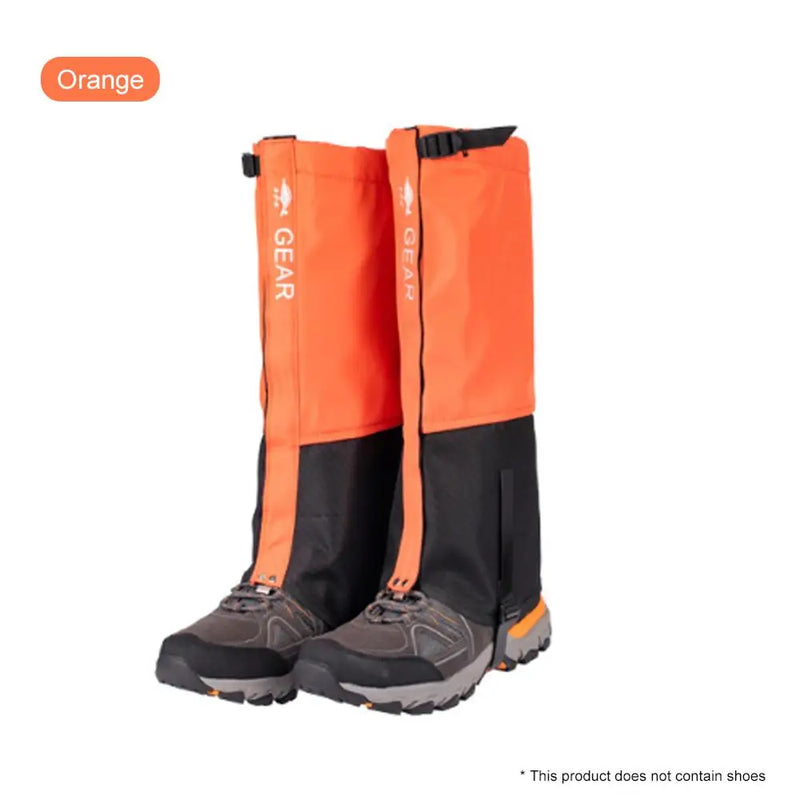 Waterproof Hiking Leg Gaiters | Nylon Snow Foot Cover for Climbing, Skiing & Winter Travel