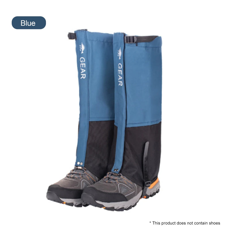 Waterproof Hiking Leg Gaiters | Nylon Snow Foot Cover for Climbing, Skiing & Winter Travel