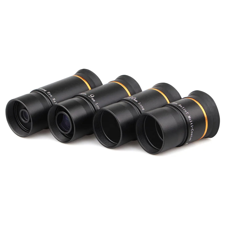 SVBONY 1.25" Ultra Wide Angle Eyepiece Set 6mm 9mm 15mm 20mm 66° FMC for Astronomy Telescopes