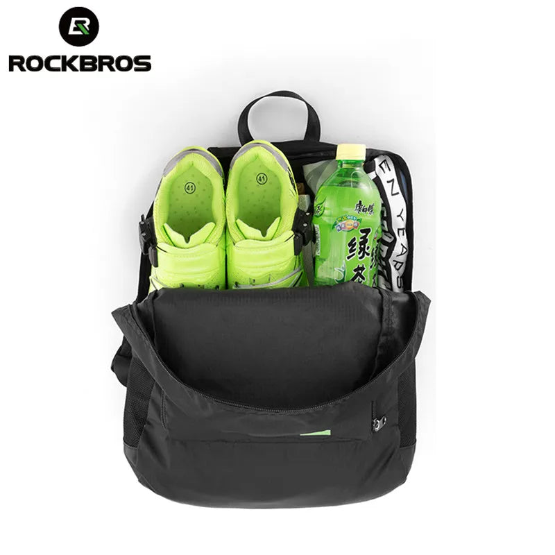 ROCKBROS Portable Rainproof Foldable Sports Backpack for Hiking, Camping, Cycling, and Travel