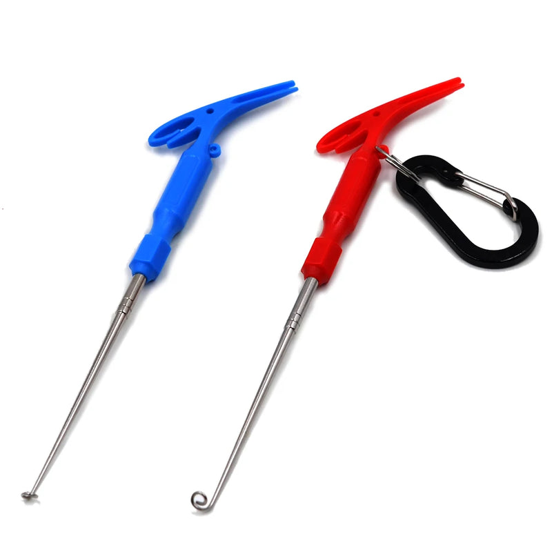 MNFT Pen Shape Hook Remover & Quick Knot Tying Tool - 3 in 1 Fishing Multi-Tool