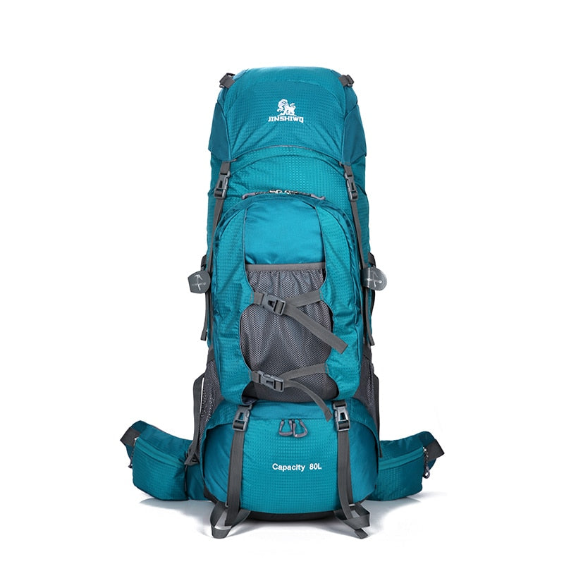 80L Camping Hiking Backpacks Big Outdoor Bag Backpack Nylon superlight Sport Travel Bag Aluminum