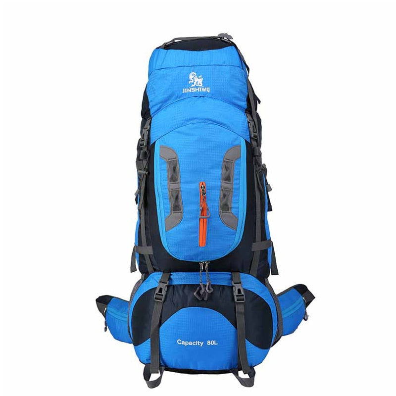 80L Camping Hiking Backpacks Big Outdoor Bag Backpack Nylon superlight Sport Travel Bag Aluminum