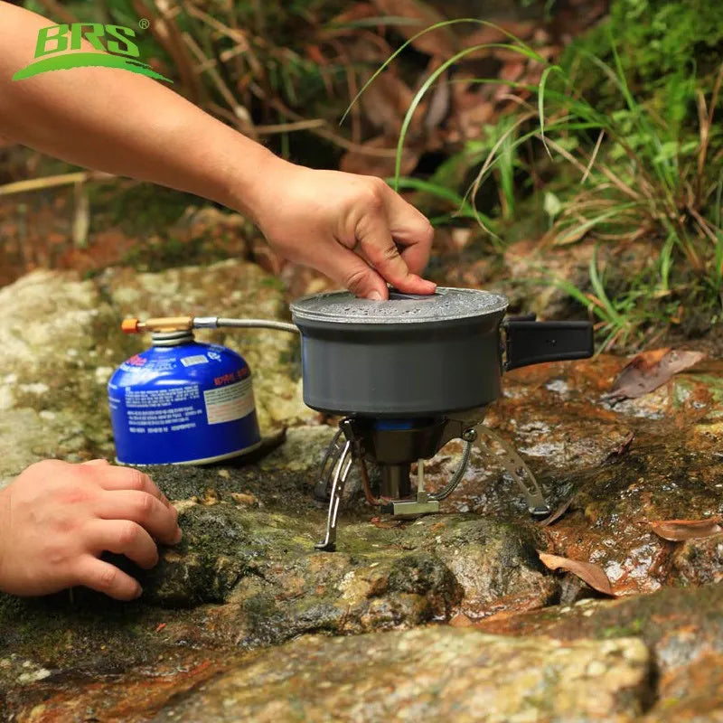 BRS-11 Outdoor Gas Burners Camping Stove Gas Cooker Windproof Hiking Climbing Picnic Gas Burners