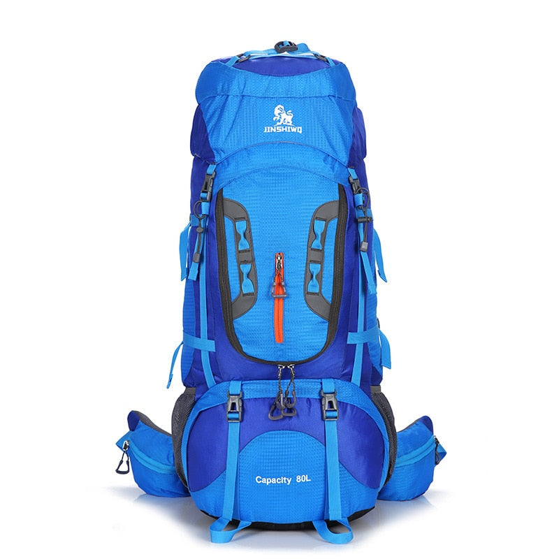 80L Camping Hiking Backpacks Big Outdoor Bag Backpack Nylon superlight Sport Travel Bag Aluminum