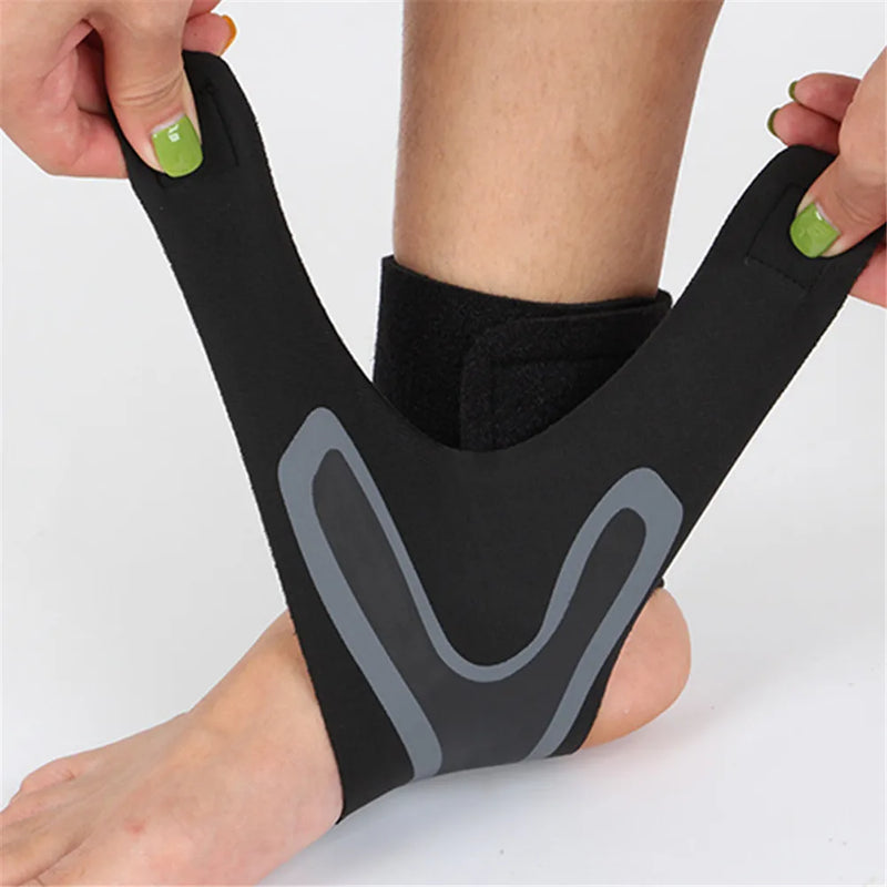 Ankle Brace Support Compression Sleeve – Elastic Plantar Fasciitis Pain Relief Foot Bandage