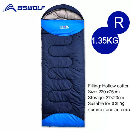 BSWOLF Camping Sleeping Bag Ultralight Waterproof  4 Season Warm Envelope Backpacking Sleeping Bags