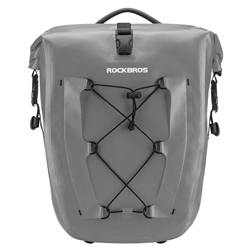 ROCKBROS 25L Waterproof Bike Bag - Durable Rear Rack Pannier for Travel, Cycling, and Daily Commutes