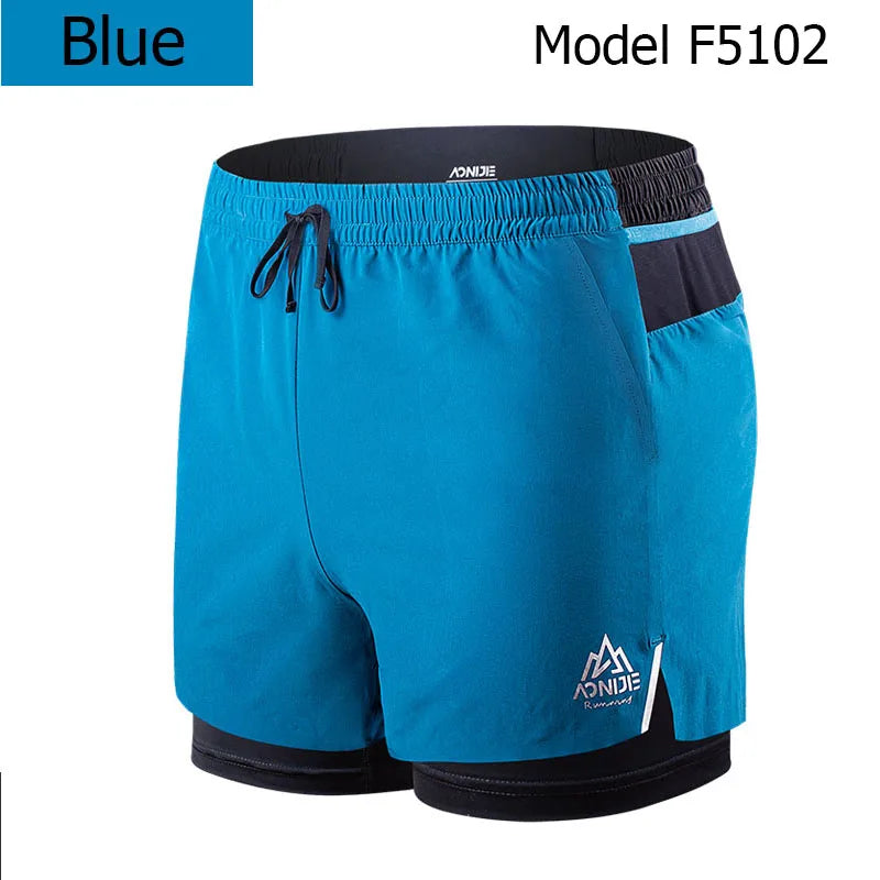 AONIJIE F5101 Men’s Quick-Dry Sports Shorts | Lightweight Elastic Waist Shorts for Gym & Running