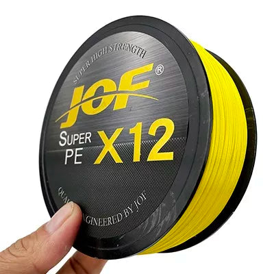 JOF X9/X12 300-500M Braided Line 9/12 Strands MultiColor Multifilament Saltwater PE Line 20-80LB