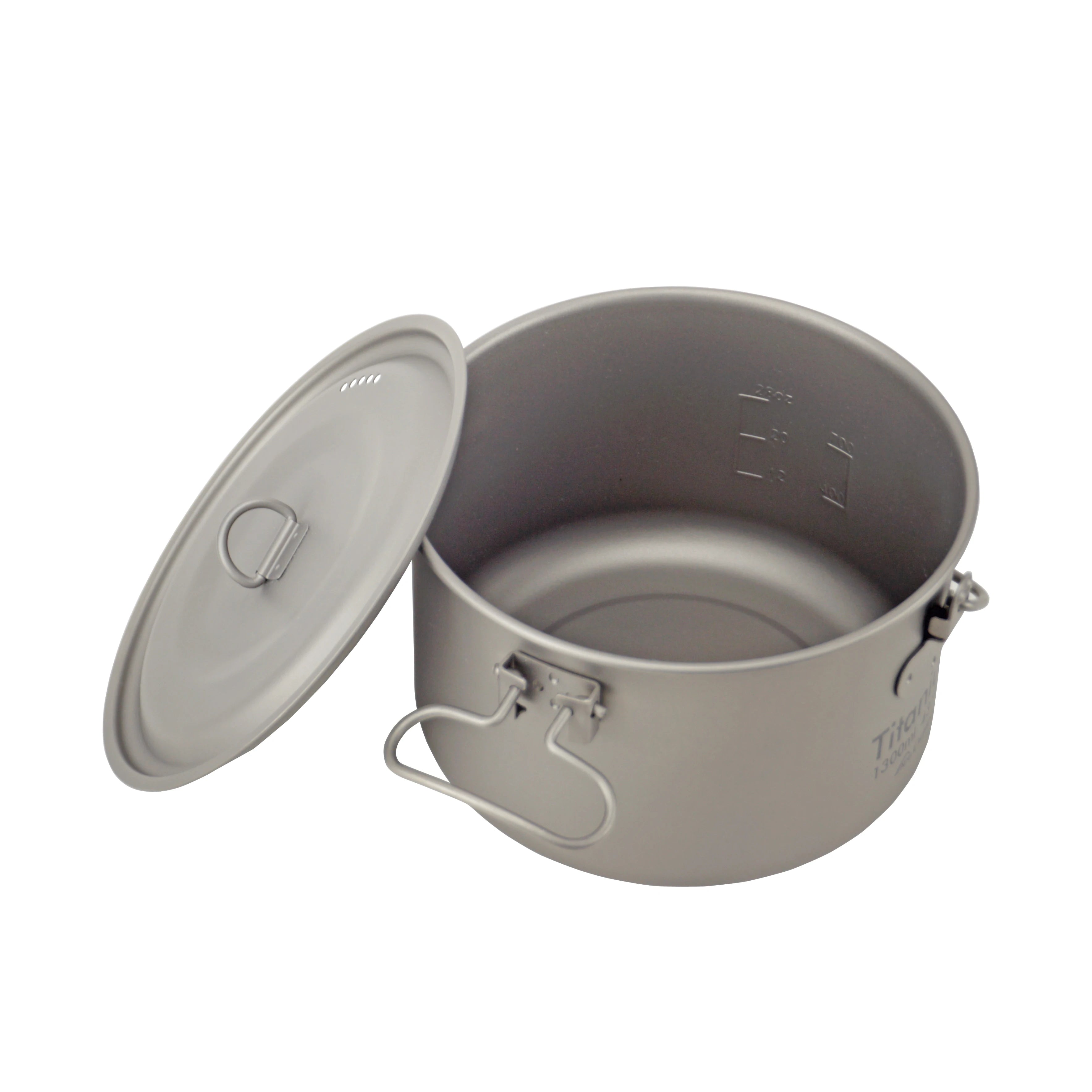 APG 1.3L Titanium Hanging Pot Camping Tableware Cooking Cookware set Ultralight Bowl Tableware