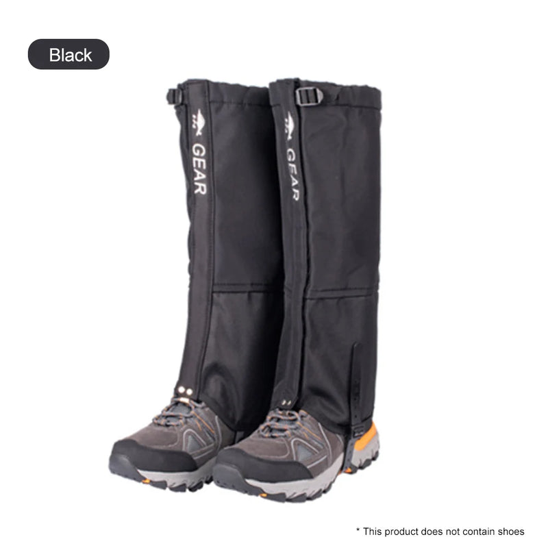 Waterproof Hiking Leg Gaiters | Nylon Snow Foot Cover for Climbing, Skiing & Winter Travel