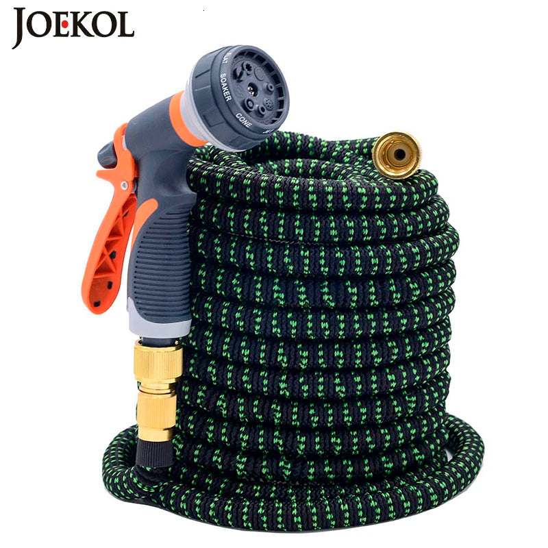 Expandable Magic Garden Hose | Flexible Water Hose with 8 Spray Modes & Spray Gun