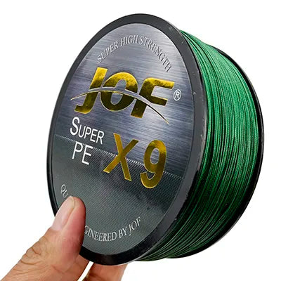 JOF X9/X12 300-500M Braided Line 9/12 Strands MultiColor Multifilament Saltwater PE Line 20-80LB