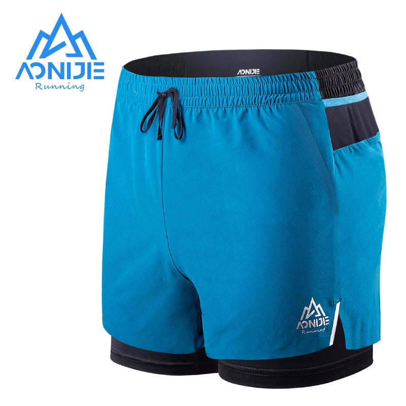 AONIJIE F5102/F5101 Men’s Quick-Dry Sports Shorts | Athletic Shorts with Lining