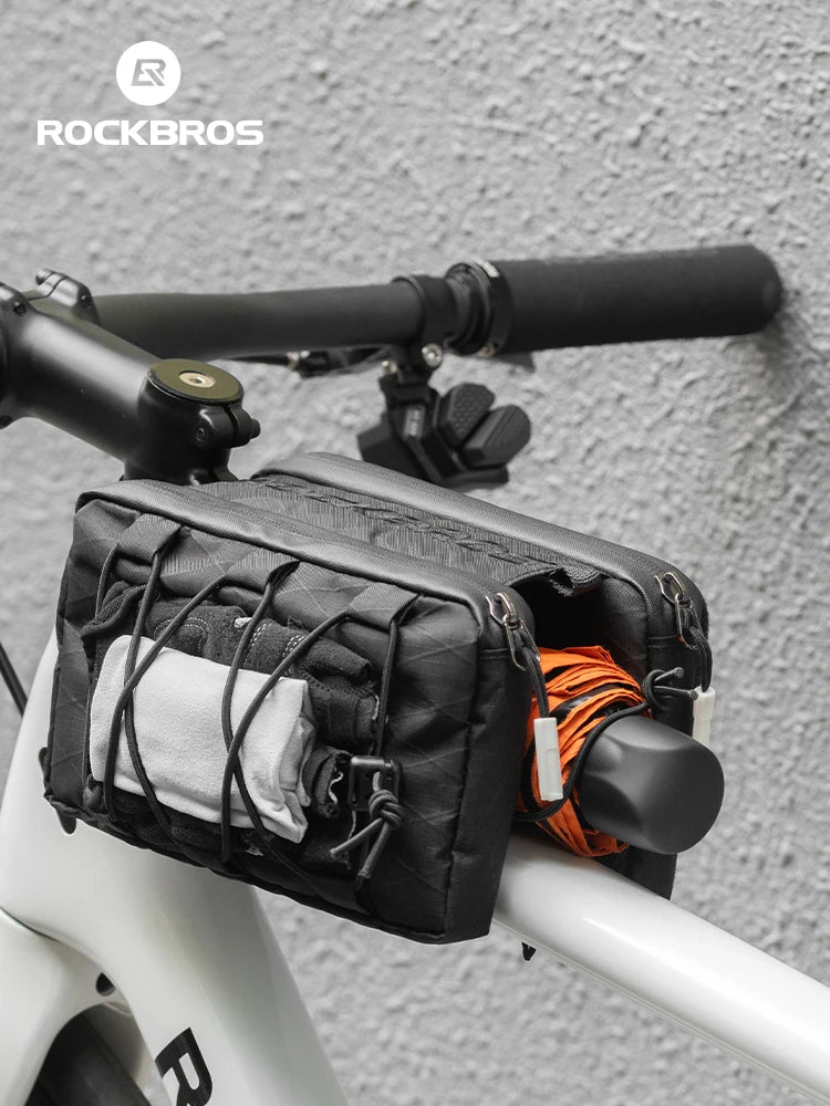 ROCKBROS Top Tube Bike Bag | Floating Installation Bicycle Pannier Bag with Large Capacity