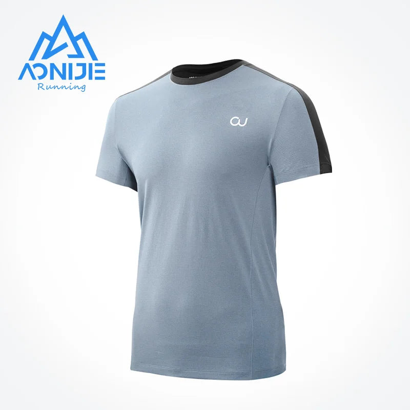 AONIJIE FM5122 Men’s Lightweight Quick-Drying Sports T-Shirt | Short Sleeve Top for Running & Gym