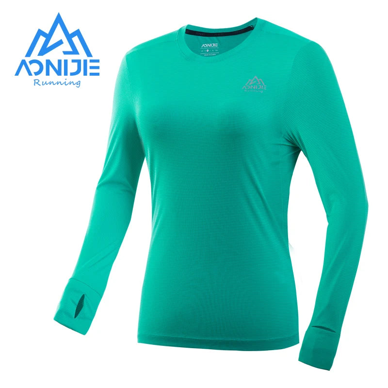 AONIJIE FW5133 Women’s Long-Sleeve Quick-Drying Sports Shirt | Running & Marathon Training Tee