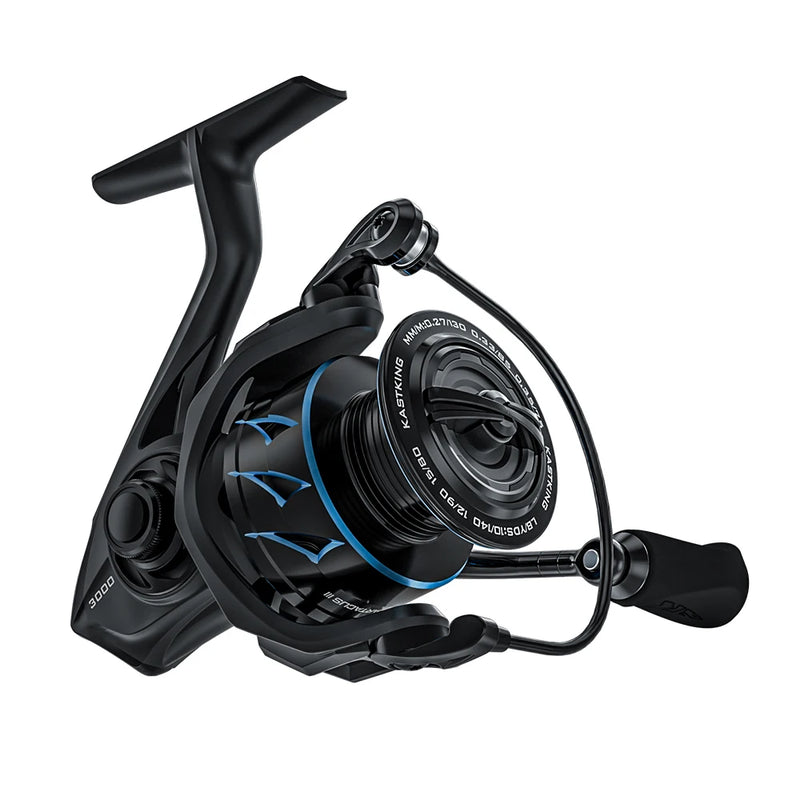 KastKing Spartacus III Water Resistant Spinning Reel 7-10KG Drag 6.2:1 Lightweight for Bass Fishing