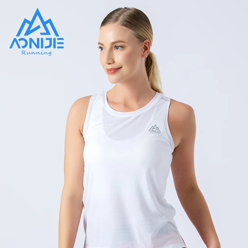 AONIJIE FW5129 Women’s Quick-Dry Breathable Tank Top | Sleeveless Sports Vest for Gym & Running