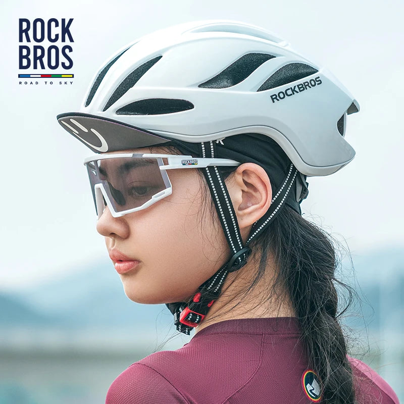 ROCKBROS Cycling Sunglasses Photochromic Polarized UV400 Bike Glasses for Outdoor Sports & Hiking