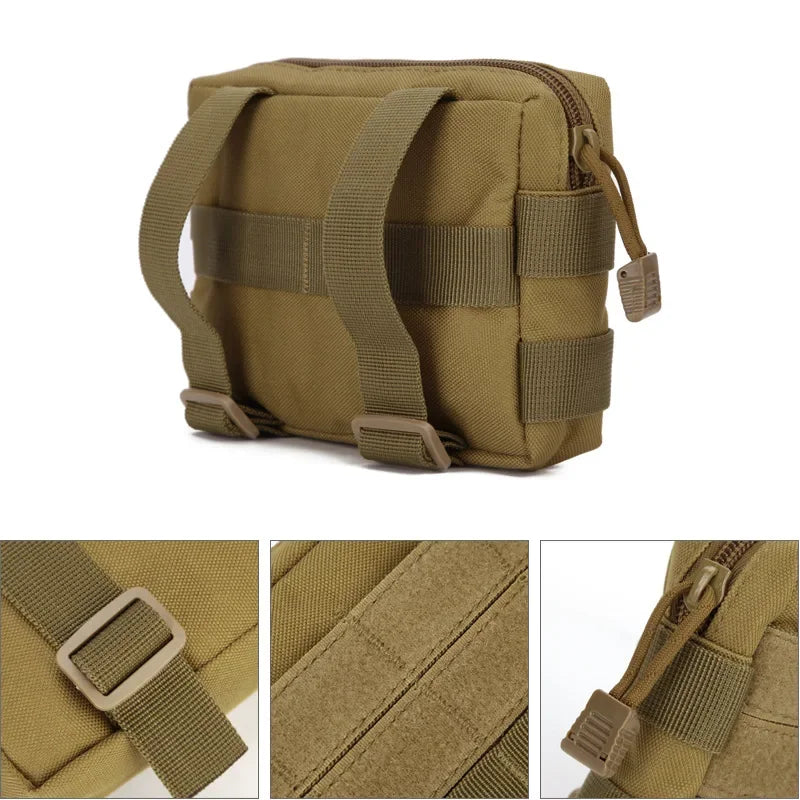 Tactical Waist Bag Molle Pouch for Outdoor Camping, Hunting, EDC Gear, and Phone Storage