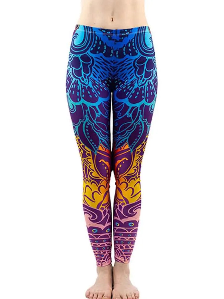 Women Legging Printing Fitness Leggins Fashion Slim Leggings High Waist Leggings Woman Pants