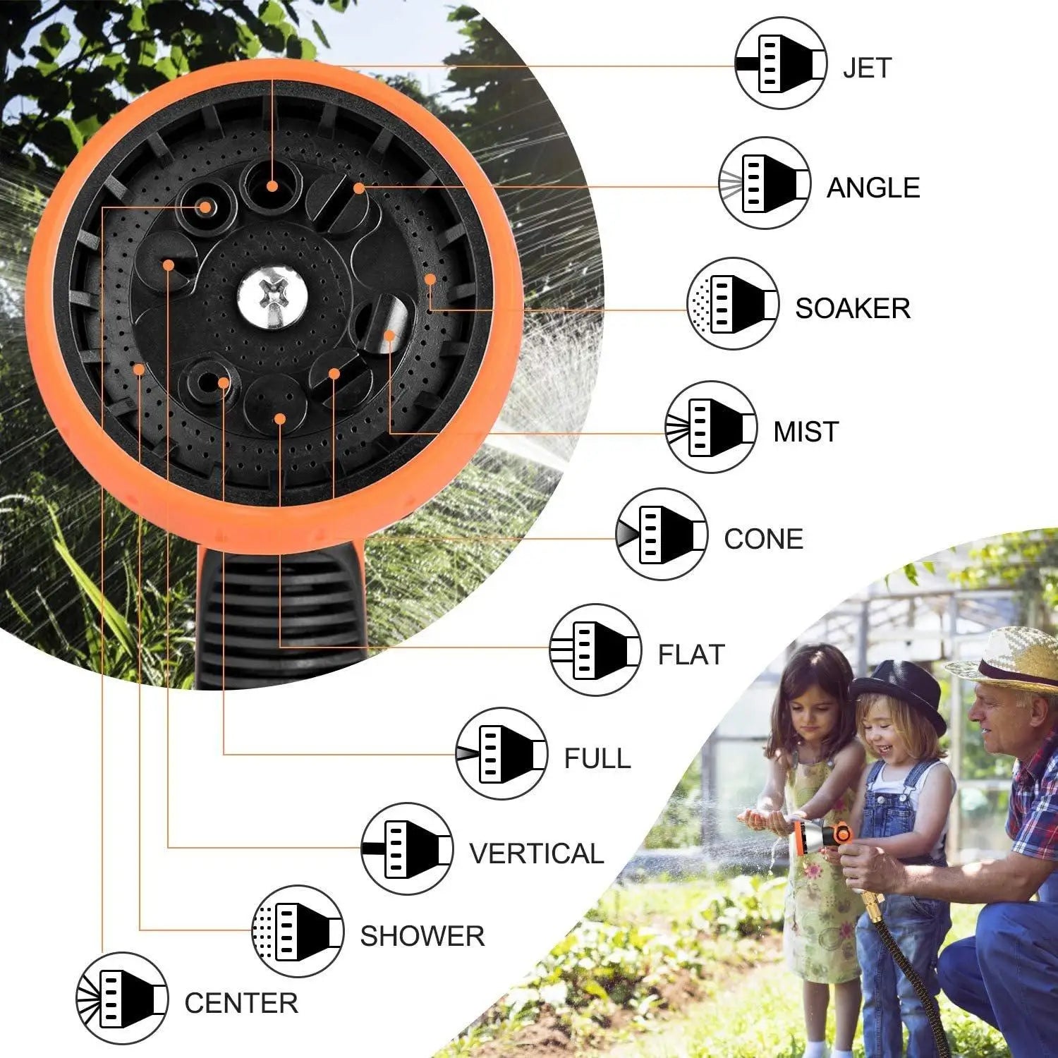 Flexible Expandable Water Garden Hose | 50ft-150ft Retractable Magic Hose with Spray Gun