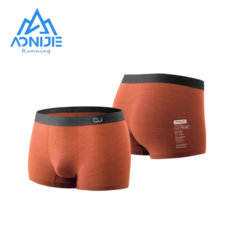 AONIJIE E7007 Men’s Quick-Dry Sports Underwear | Antibacterial Boxer Shorts (3PCS/Box)