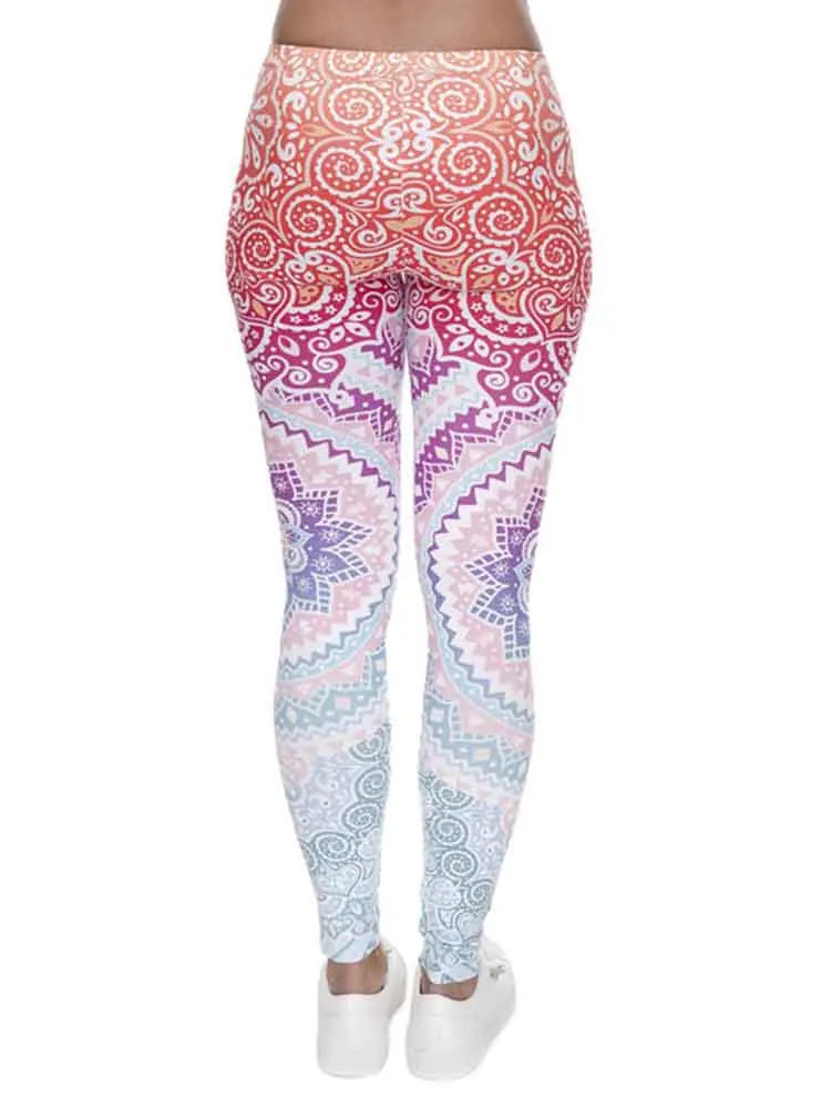 Women Legging Printing Fitness Leggins Fashion Slim Leggings High Waist Leggings Woman Pants