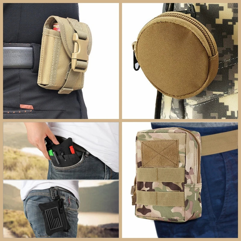 Ophidian Tactical MOLLE Waist Bag - EDC Gear Pouch for Hunting, Camping, and Outdoor Sports