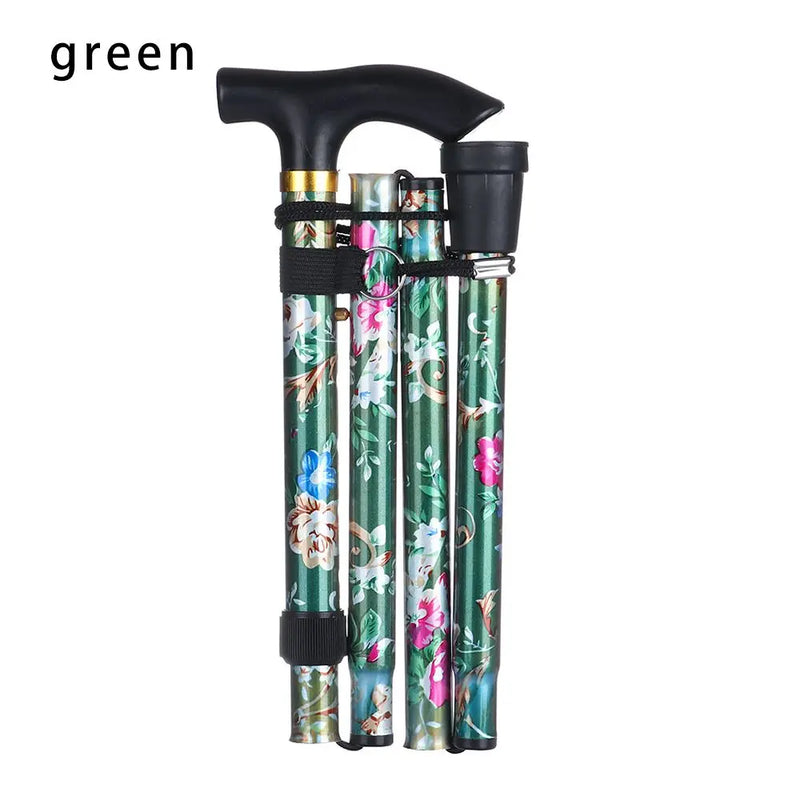 Collapsible Telescopic Walking Cane: Perfect Elderly Care Gift for Adults and Outdoor Adventures