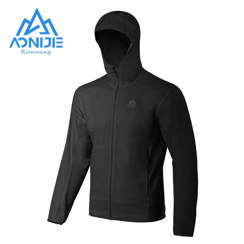 AONIJIE FM5131 Men’s Waterproof Hooded Jacket | Lightweight Windbreak Sports Coat for Running/Hiking