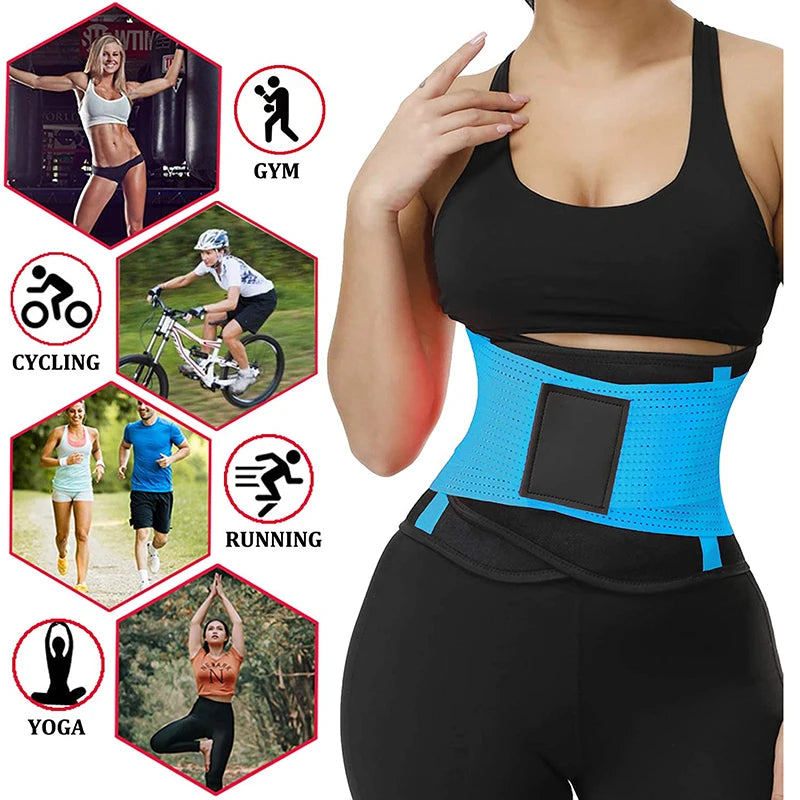 Xtreme Power Thermo Waist Trainer Belt Body Shaper, Trimmer, Cincher Wrap Workout Shapewear Slimming