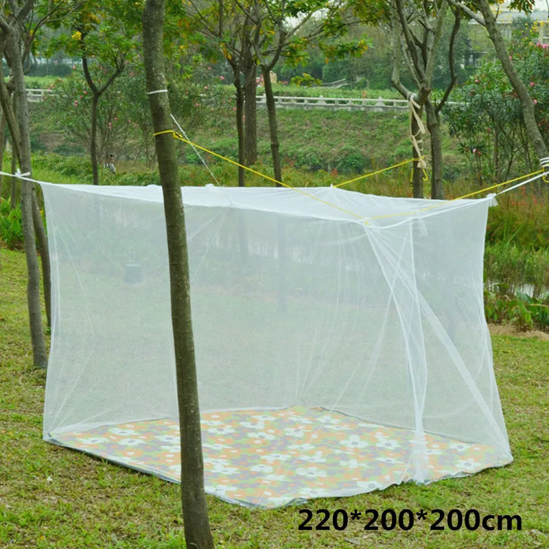 Portable Camping Mosquito Net | Large Outdoor & Indoor Insect-Proof Sleeping Tent (220x200x200cm)