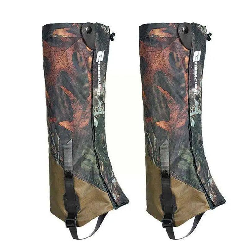 Waterproof Hunting Legging Gaiters | Breathable Double-Deck Hiking Wraps for Outdoor Climbing