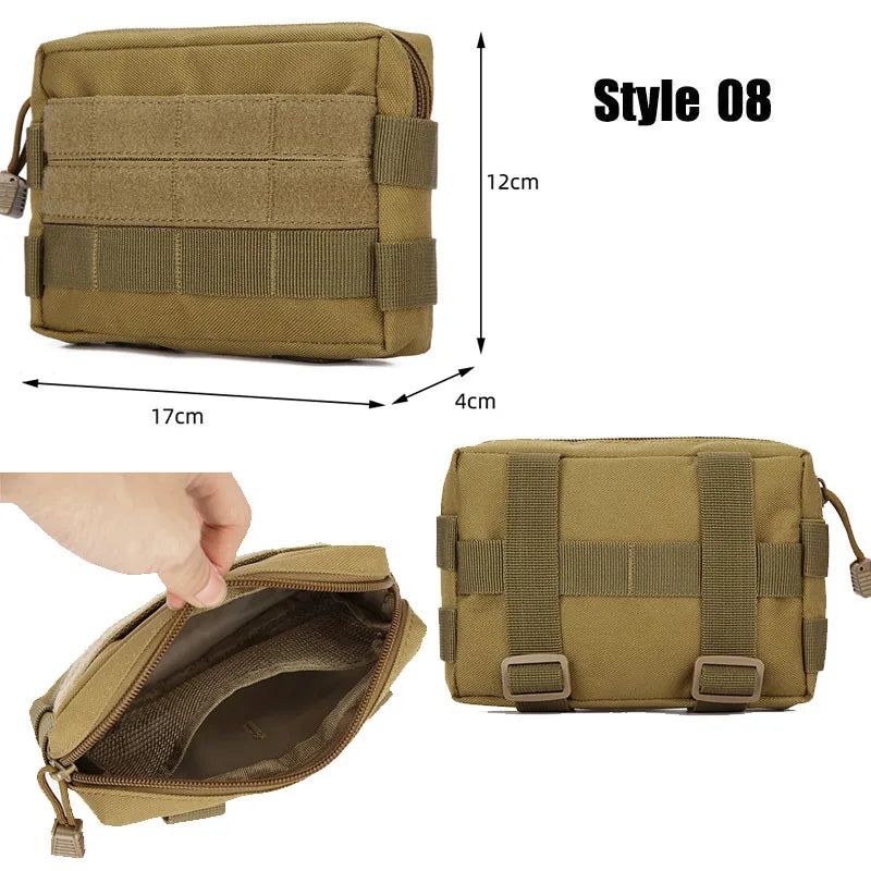 Ophidian Tactical MOLLE Waist Bag - EDC Gear Pouch for Hunting, Camping, and Outdoor Sports