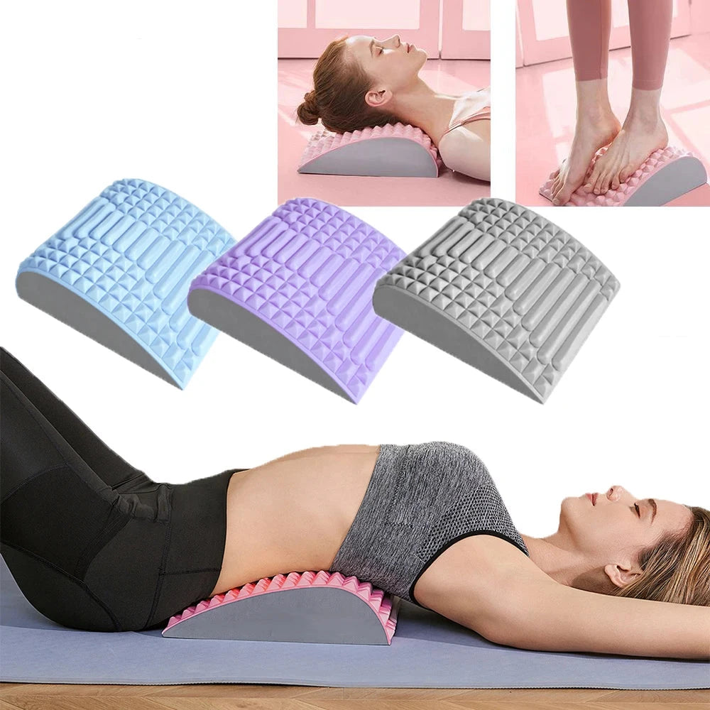 Back Stretcher Pillow for Pain Relief, Lumbar Support, Sciatica, Posture Corrector, Spinal Stenosis