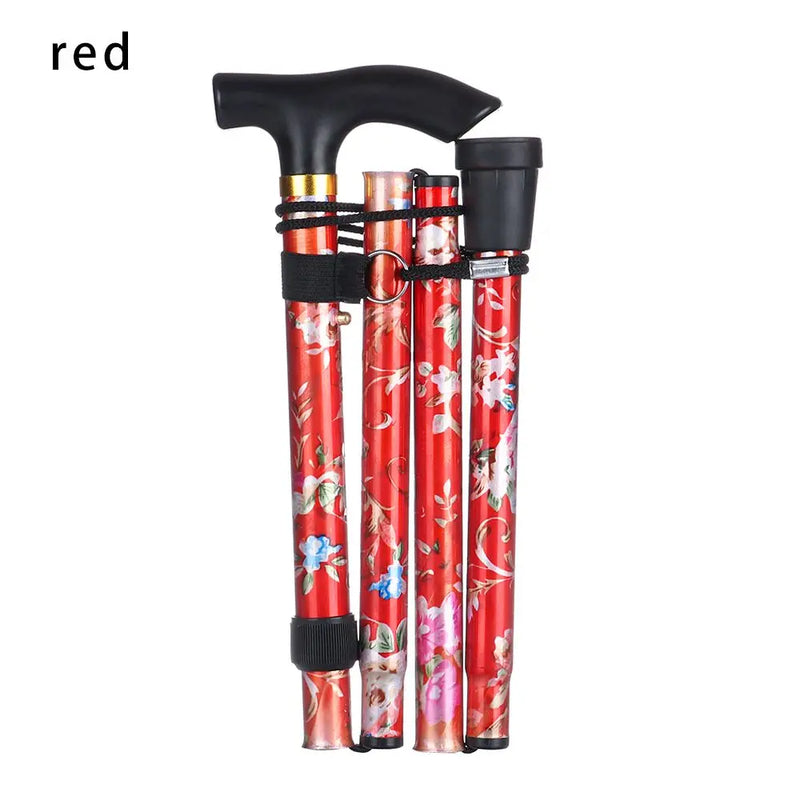 Collapsible Telescopic Walking Cane: Perfect Elderly Care Gift for Adults and Outdoor Adventures