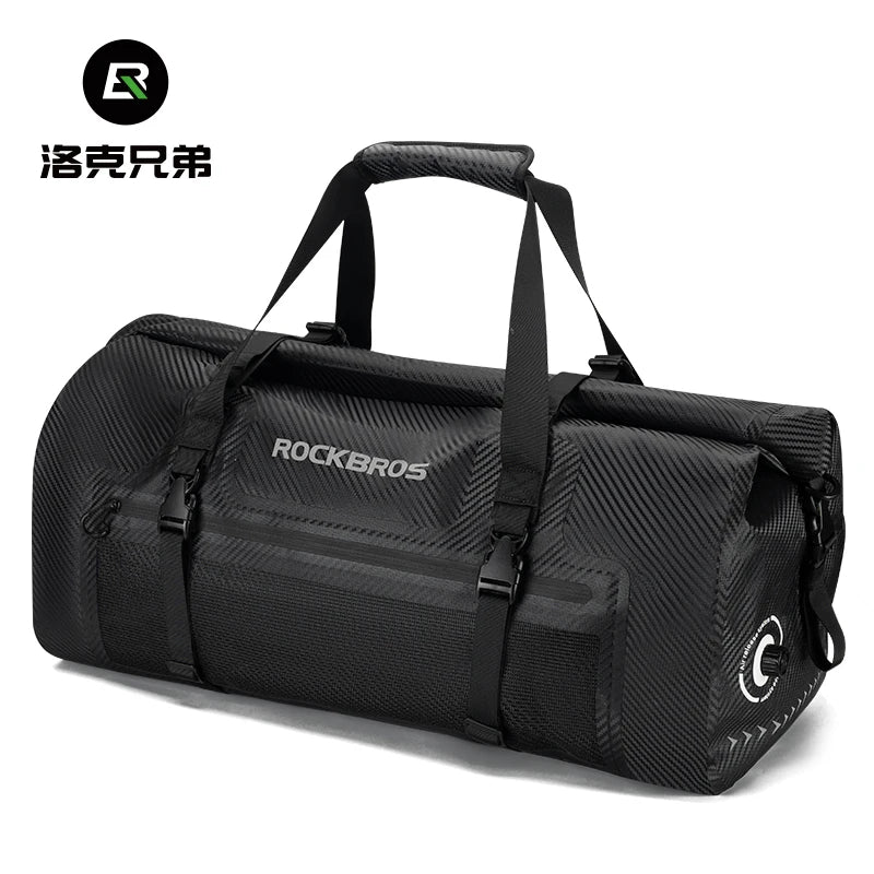 ROCKBROS Waterproof Motorcycle Pannier 20L-60L Tail Bag | Travel Rear Seat Luggage Bag