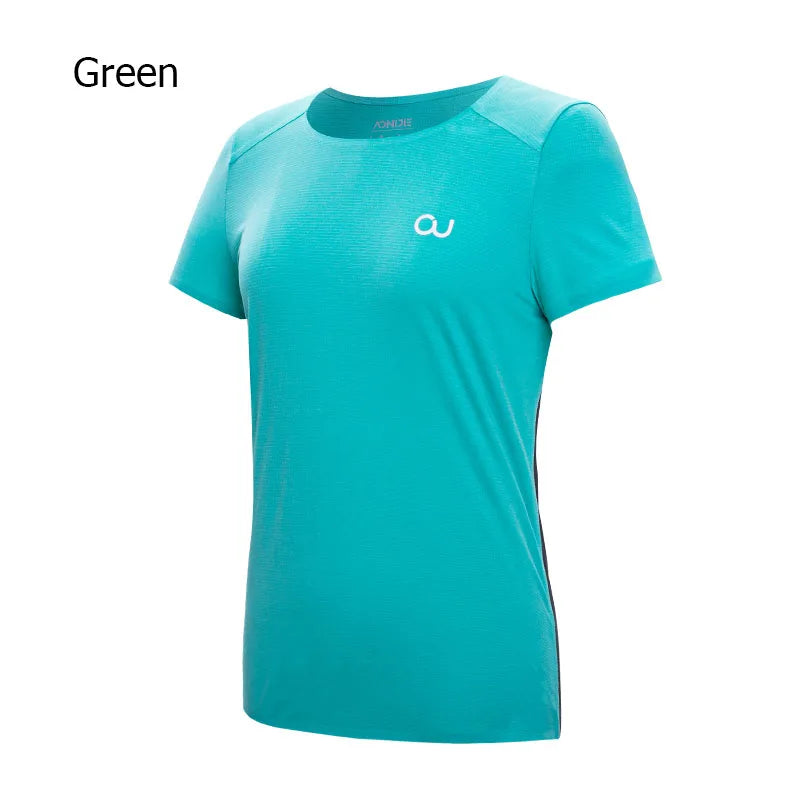 AONIJIE FW5117 Women’s Quick-Dry Short Sleeve T-Shirt | Breathable Activewear for Running & Gym