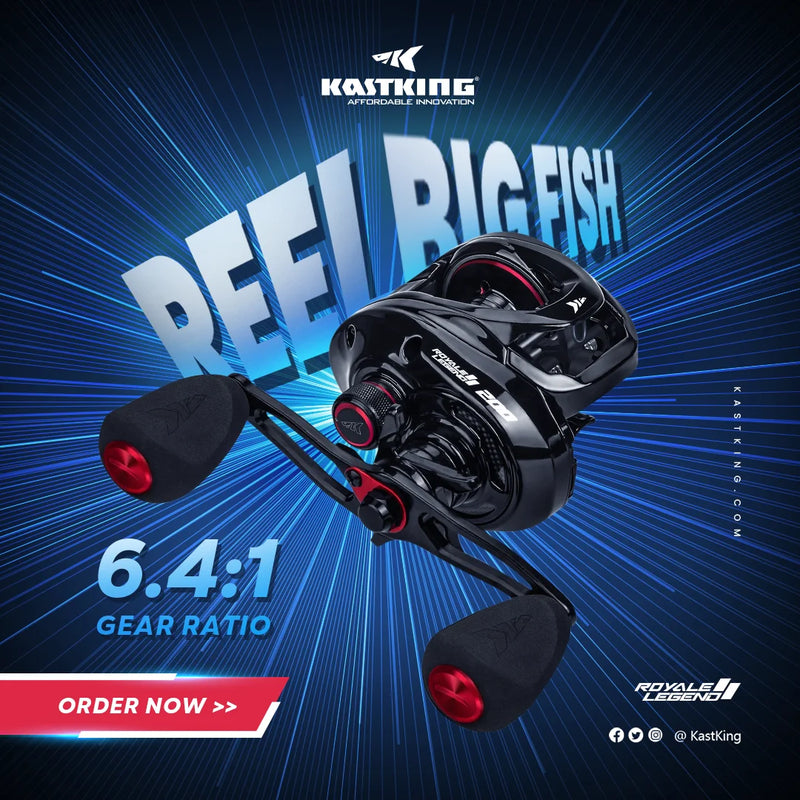 KastKing Royale Legend II & GT Baitcasting Reel: Lightweight, Durable, High-Performance Fishing Reel