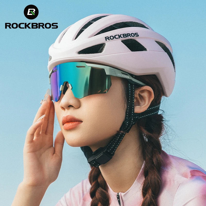 ROCKBROS Cycling Glasses UV400 Polarized/Photochromic Sunglasses for MTB Road Bike, Golf, & Driving