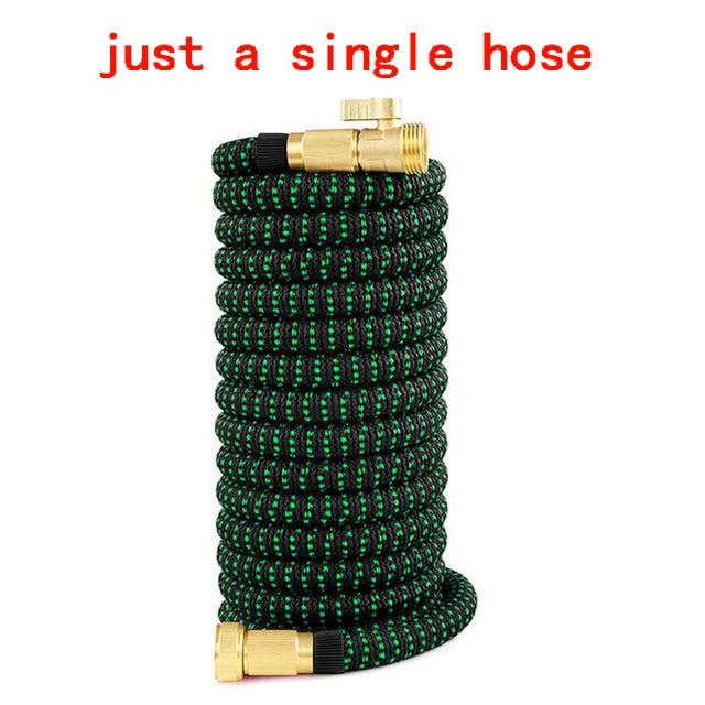 Expandable Garden Water Hose | 25-100FT Flexible High-Pressure Hose for Lawn & Car Washing