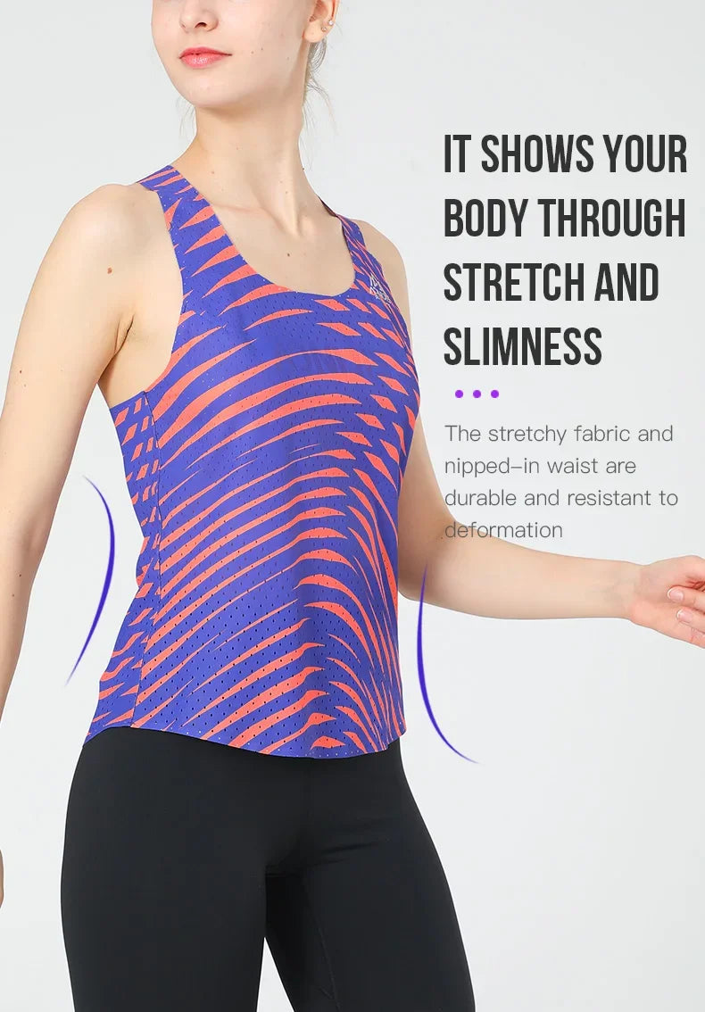 AONIJIE FW5156 Women’s Lightweight Quick-Dry Racerback Vest | Summer Running & Fitness