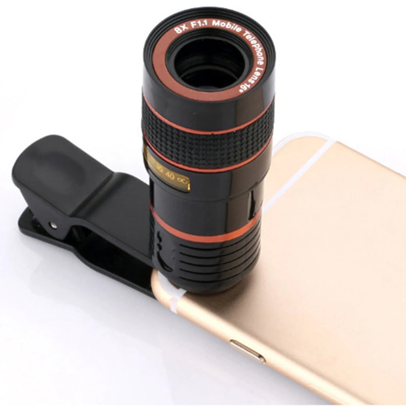 8x 12X 20X Long Focus Mobile Phone Lens 8x Mobile Phone Telescope HD Camera Lens External Zoom